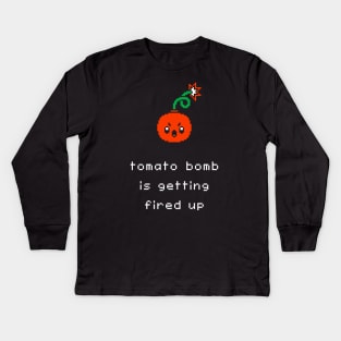 Unlikely Monsters - Tomato Bomb Kids Long Sleeve T-Shirt